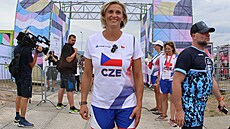 Barbora potáková, dvojnásobná olympijská vítzka v v hodu otpem.