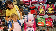 kolní batoh pro prváky.