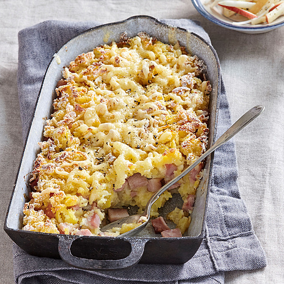 Pozapomenutý t�esenec z brambor, uzeného a �kvark�