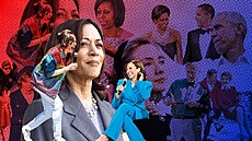 Kamala se stala pov�stnou svou odvahou nosit p�i mén� formálních akcích tenisky...