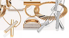 Geometrická kolekce Domino od zna�ky Roberto Coin je inspirována starou �ínskou...