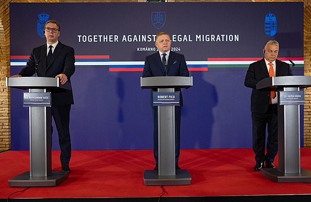 Osa BBB a pootevřené unijní dveře pro Srbsko. V Komárnu se setkali Orbán, Fico a Vučić, politici jedné krve