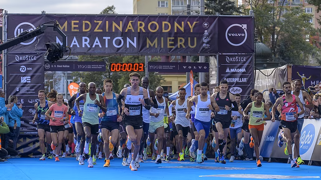 Maraton v Ko�icích.