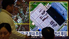 Satelitní snímky ukazující p�ítomnost severokorejských voják� na ruském...