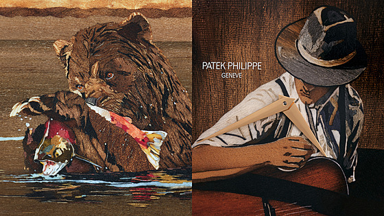 Hodinky manufaktury Patek Philippe Rare Handcrafts, vyuívající devnou...