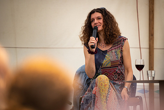 Spisovatelka Veronika Bendová.