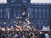 Sametová revoluce v listopadu 1989.