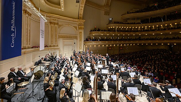 Z�b�r z �vodn�ho vystoupen� �esk� filharmonie v newyorsk� Carnegie Hall (4. prosince 2024)