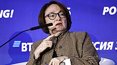 �éfka Centrální banky Ruské federace Elvira Nabiullinová.