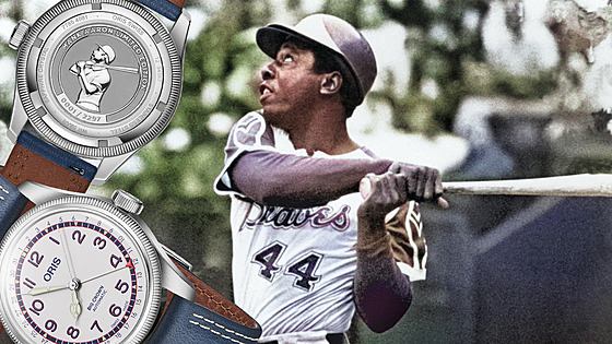 Oris Big Crown Pointer Date Hank Aaron.