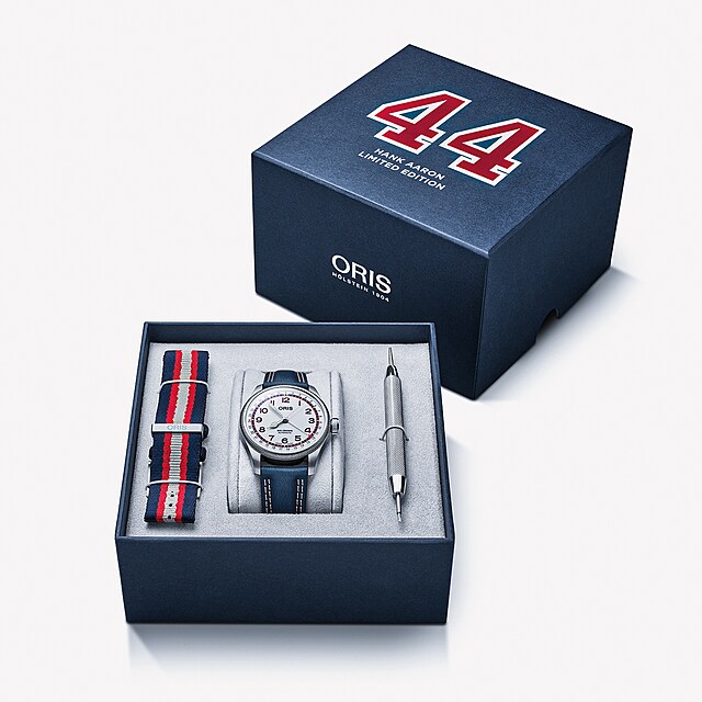 Oris Big Crown Pointer Date Hank Aaron.