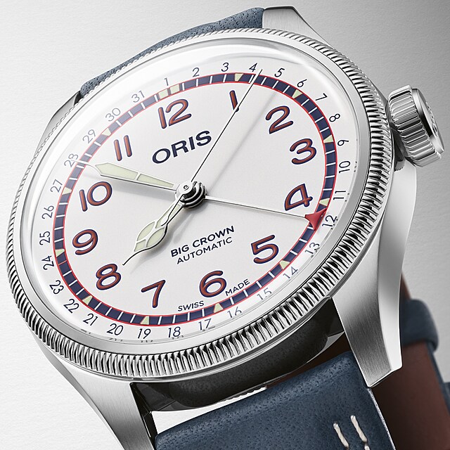 Oris Big Crown Pointer Date Hank Aaron.