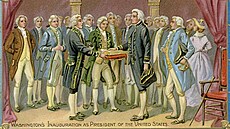 První inaugurace prvního amerického prezidenta George Washingtona.