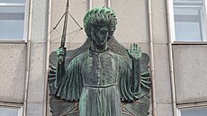 Plastika Ferdinanda Andriho na pr��elí.