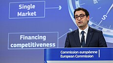 Stéphane Séjourne, výkonný místop�edseda Evropské komise odpov�dný za...