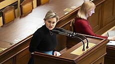 Ta�ána Malá mluví v Poslanecké sn�movn�.