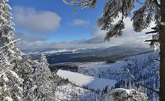 Ple�né jezero v Národním parku �umava.