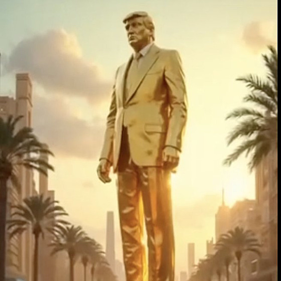 Screen z videa Donalda Trumpa.