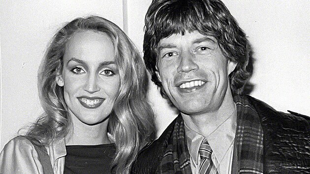 Mick Jagger a Jerry Hall