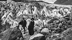 Cesta do �výcar r. 1909 - Ledové mo�e a Montanvert u Chamonix.