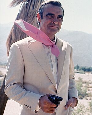Sean Connery ve filmu Diamanty jsou vn (1971).