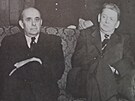 Jan Masaryk navtívil v prosinci 1942 Richarda Morawetze v Torontu.