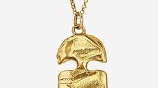 Náhrdelník Vanity Comb ve tvaru h�ebínku vybízí k tomu, abychom v�novali pé�i...