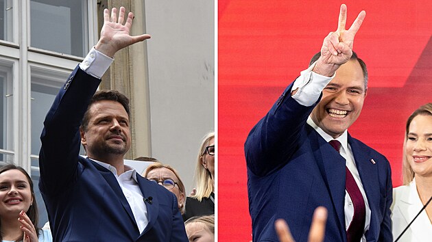 Kdo bude novým polským prezidentem? Do druhého kola postoupili Rafa� Trzaskowski a Karol Nawrocki.