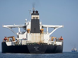 Íránský ropný tanker.