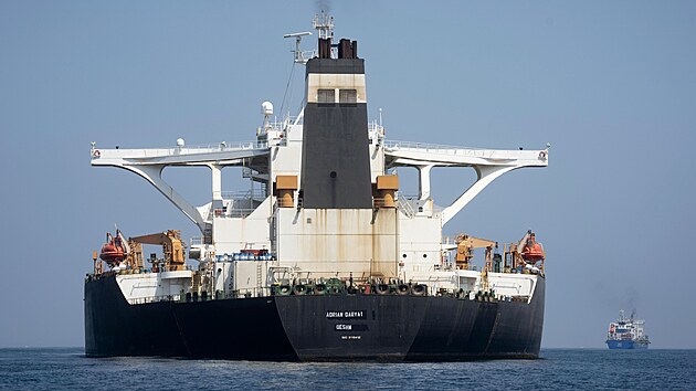 Íránský ropný tanker.