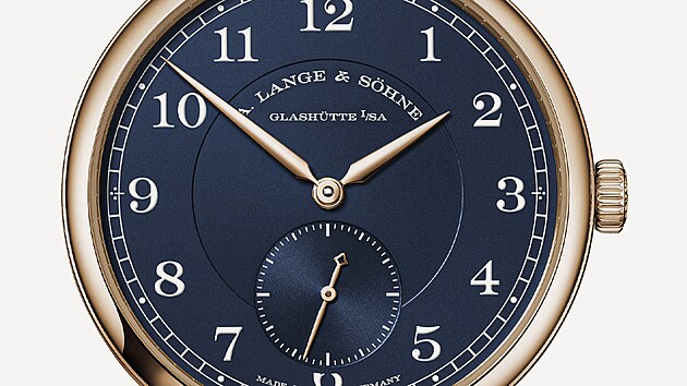A. Lange & S�hne, 1815. Nad�asov� klasika se 34mm pouzdrem a�nov�m strojkem s�rezervou chodu 72 hodin.