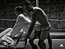 Andrea Bezdková a Sebastian Navrátil (Esprit Club, KVIFF, 9.7. 2025)
