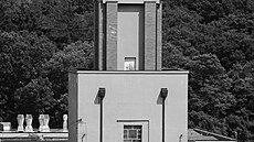 Stavby od architekta Bohumíra Kozáka - v� dne�ní Thomayerovy nemocnice v Kr�i.