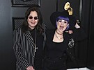 Ozzy Osbourne s dcerou Kelly na 62. ro�níku udílení cen GRAMMY ve Staples...