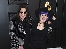 Ozzy Osbourne s dcerou Kelly na 62. ro�níku udílení cen GRAMMY ve Staples...