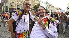 Pr�vodem z Václavského nám�stí na Letnou se vydali ú�astníci festivalu Prague...