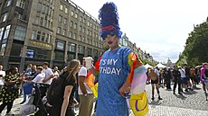 Ulicemi Prahy se vydal duhový pr�vod v rámci festivalu Prague Pride. (2. srpna...