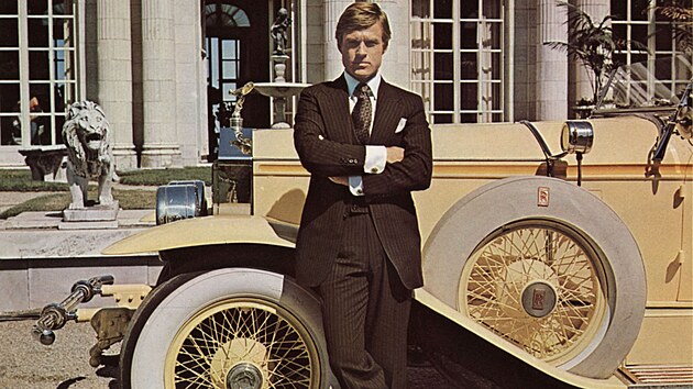 Robert Redford ve filmu Velký Gatsby. (1974)