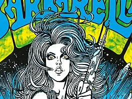 Plakát k filmu Barbarella namaloval Kája Saudek, král eského komiksu, v roce...