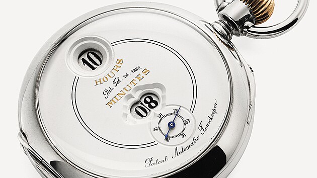 Kapesn� hodinky Pallweber, 1886, IWC Schaffhausen