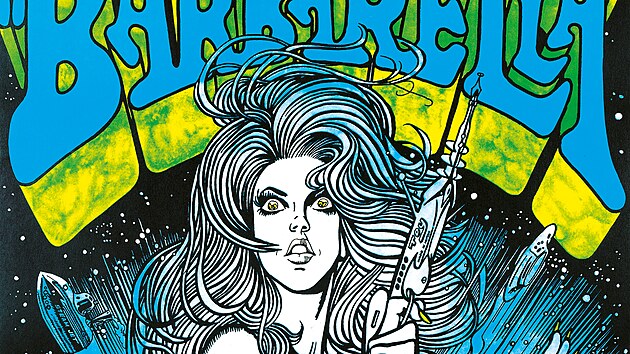 Plakát k filmu Barbarella namaloval Kája Saudek, král eského komiksu, v roce...