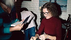 Spisovatelka Kamila Hladká.ktila v Brn svou novou knihu Dom?