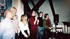 Spisovatelka Kamila Hladká.ktila v Brn svou novou knihu Dom?