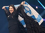 Izraelská zpvaka Yuval Raphaelová, 16. kvtna 2025.