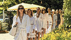 Villa d�Este na b�ehu italského jezera Como se stala d�ji�t�m leto�ní p�ehlídky...