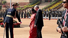 Indický premiér Naréndra Módí (vlevo) a ruský prezident Vladimir Putin, 1. zá�í 2025.