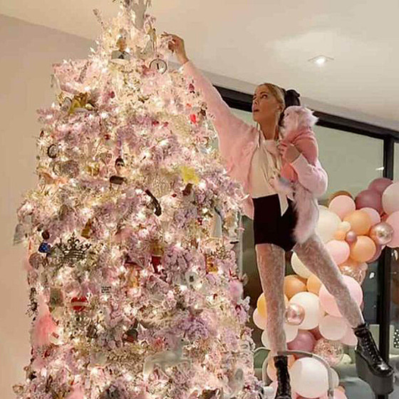 Do r��ové ladila své Vánoce také here�ka Kate Beckinsale. Její domov loni...