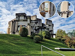 Svérázná stavba je hojn� nav�t�vována, a� stojí pon�kud stranou, a� na okraji...