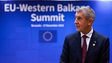 Premiér Andrej Babi� na summitu EU v Bruselu.
