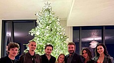 U Beckham� se dr�í minimalismu. Vánoc�m slavného fotbalisty a módní návrhá�ky...